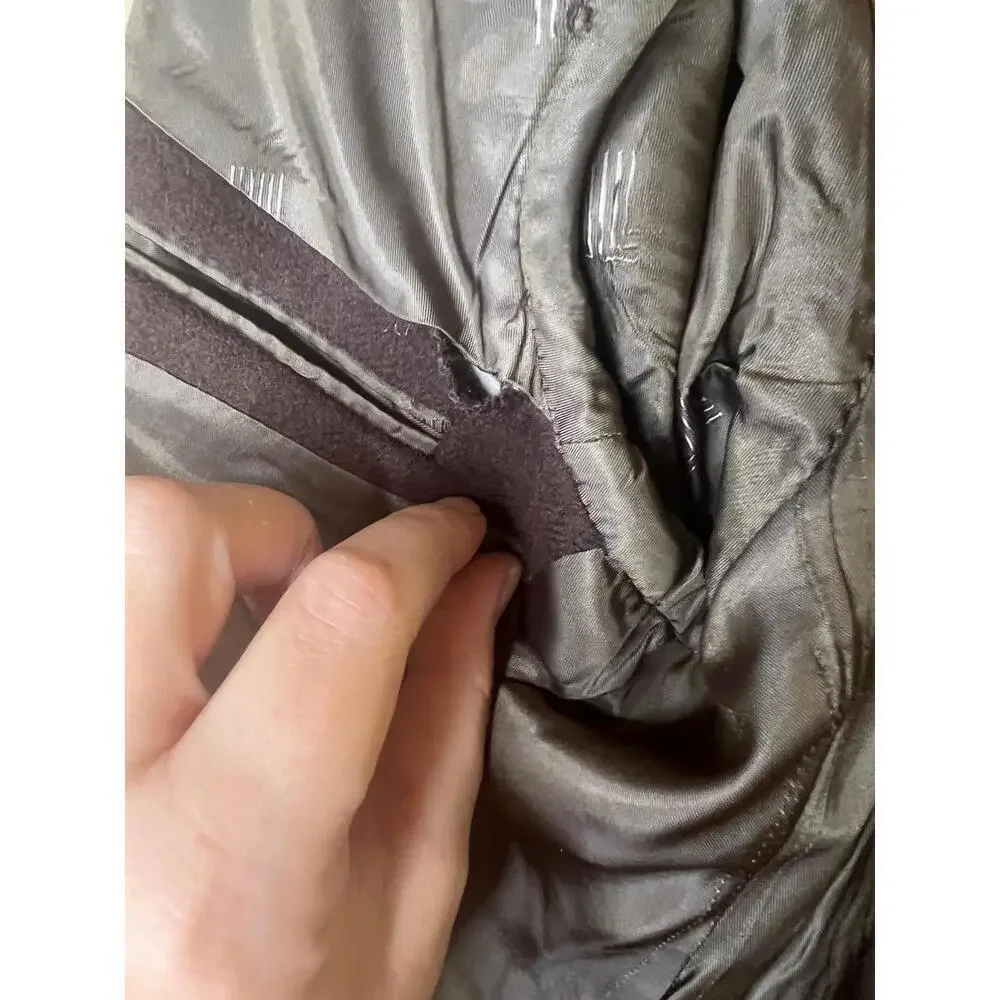 I Magnin Mens Blazer Sport Coat Dark Brown Elbow Patch Vintage Luxury Classic 42